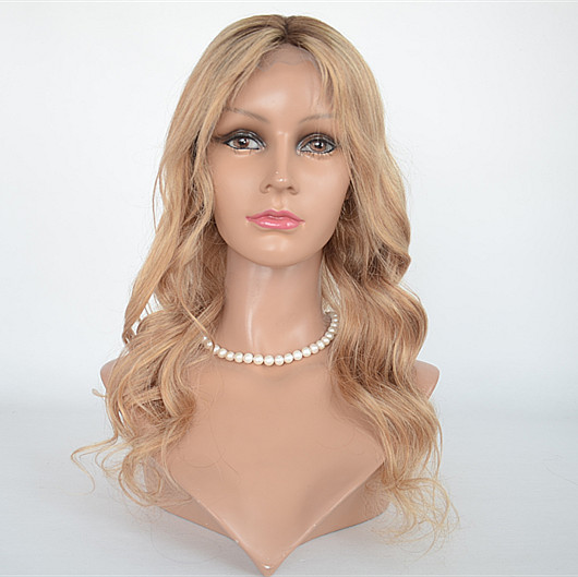  Human hair full lace wig lace front wig HN131